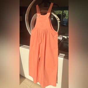 Overalls With Wide Legs, Crop, Adjustable Straps